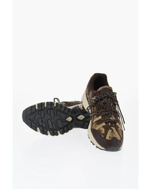 Asics Fabric And Suede Gel Sonoma Low-Top Trainers - Black