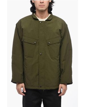 Needles Solid Colour Nylon Utility Jacket - Green