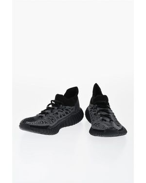adidas Two-Tone Fabric Low-Top Trainers - Black