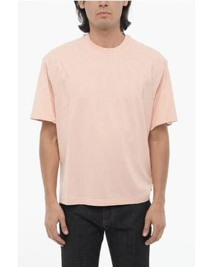 Neil Barrett Slim Fit Fairisle Thunderbolt Crew-Neck T-Shirt With Top - Natural