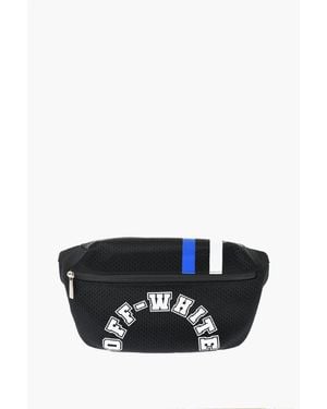 Off-White c/o Virgil Abloh Perforated Nylon Bum Bag With Contrasting Details - Black