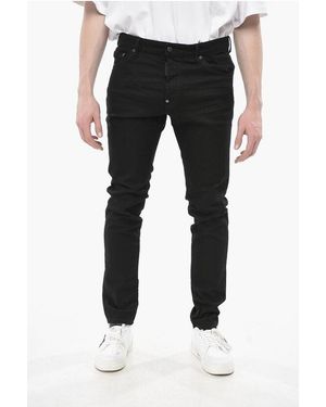 DSquared² Stretch Denim Jeans Bull Cool Guy, Dark Wash 16Cm - Black