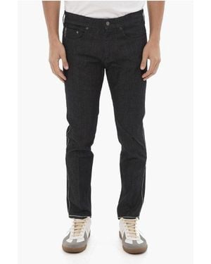 Neil Barrett Regular Waist Skinny Fit Piping Jeans - Black