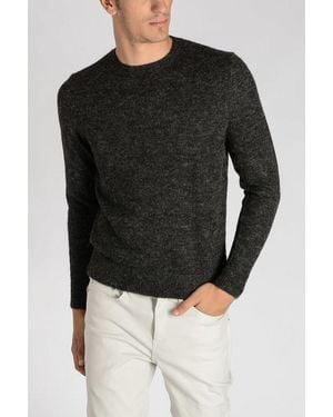 Neil Barrett Alpaca Blend Skinny Fit Crew-Neck Jumper - Black
