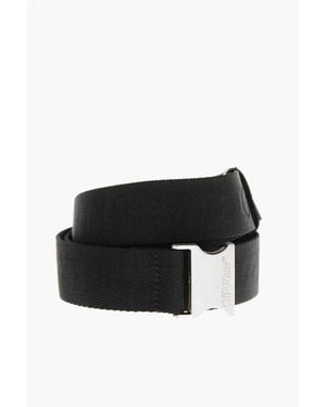 Off-White c/o Virgil Abloh Tape Belt With Lettering Logo 35Mm - Black