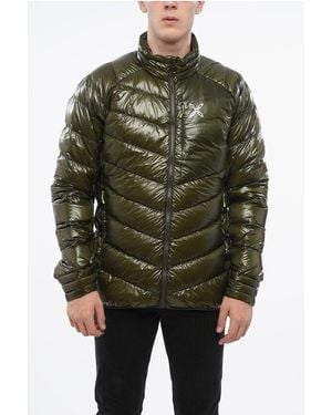 Montura Rip Stop Checked Helios Lightweight Down Jacket - Green