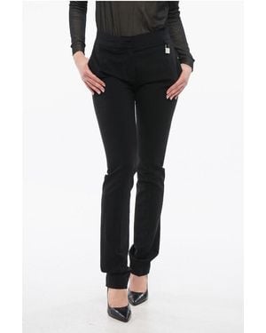 JW Anderson High-Waisted Wool Blend Trousers - Black