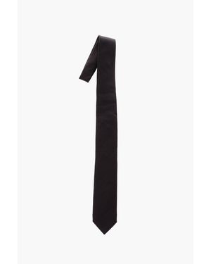 Corneliani Two-Tone Silk Tie - Black