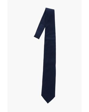 Destin Jacquard Silk Tie - Blue