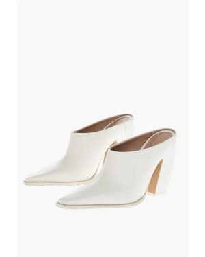Bottega Veneta Mule Ventura With Python Effect Leather Tip
