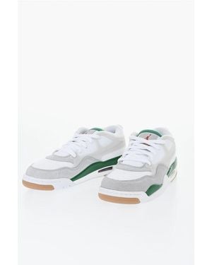 Nike Flight Suede Trainers Air Jordan 4 With Contrast Details - Multicolour