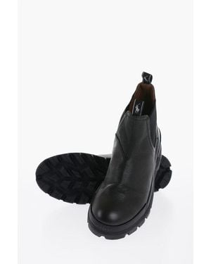 Polo Ralph Lauren Leather Oslo Chelsea Boots - Black