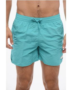 Nike Solid Colour Swim Shorts With Trainers Patch - Blue