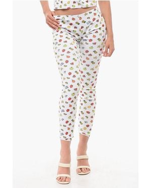 DSquared² Cotton Blend Fruity Leggings - Multicolour