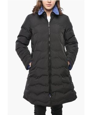 Armani Emporio Quilted Jacket With Reversible Design - Black