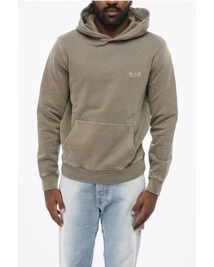 Woolrich Cotton Hoodie With Ton On Ton Logo - Multicolour