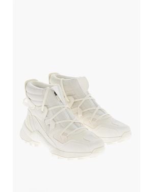 Y-3 High-Top Trainers Terrex With Front Zip And Laces - White
