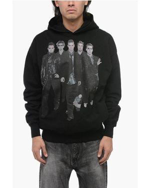 1989 STUDIO Printed Brushed Cotton Nsync Hoodie - Black