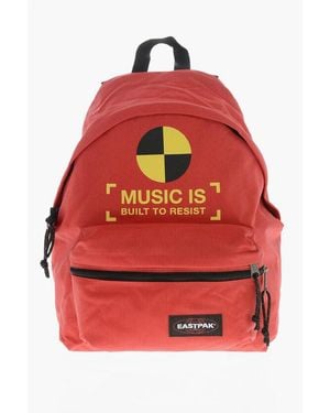 Eastpak Antonia Water-Repellent Fabric Backpack Music Is Built To Re Size One - Red