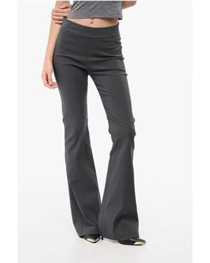Avenue Montaigne Solid Colour Straight Leg Bellini Trousers - Blue