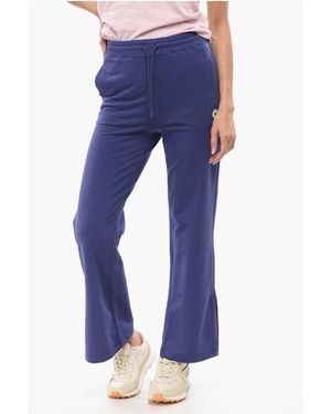 Converse All Star Chuck Taylor Stretch Cotton Joggers With Ankle Slit - Blue