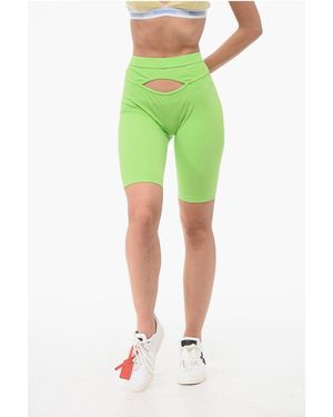 DSquared² Underwear Icon Biker Leggings With Print - Green