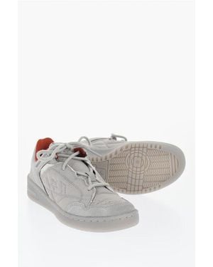 Converse Fabric Low-Top Trainers With Contrast Detail - Grey