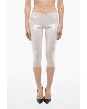 DSquared² 3/4 Leggings With Allover Sequins - Multicolour