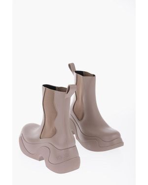 XOCOI Rubber Chelsea Boots With Heel 7Cm - Multicolour