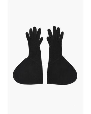 DSquared² Suede Gauntlet Gloves - Black