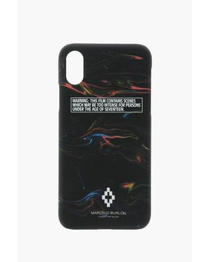 Marcelo Burlon Printed X Case Iphone - Black