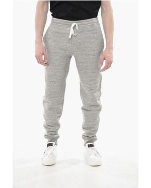 Tom Ford Brushed Cotton Joggers With Elastic Waistband - Grey