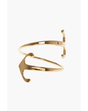 Off-White c/o Virgil Abloh Brass Mono Arrow Rigid Bracelet - White