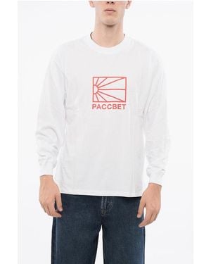 Rassvet (PACCBET) Long Sleeve Crew-Neck T-Shirt With Logo - White