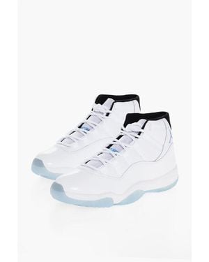 Nike Air Jordan Solid Colour High Top Trainers With Monogram - White