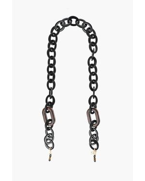 Emmanuelle Khanh Solid Colour Eyewear Chain - Black