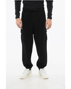 Carhartt Solid Colour Brushed Cotton Cargo Joggers - Black