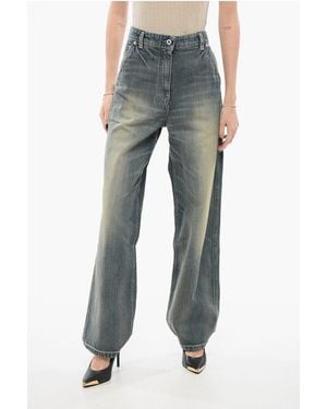 KENZO Vintage Washed Straight Fit Denims 23Cm - Blue