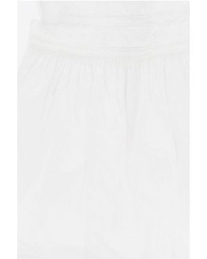 Bonpoint Sleeveless Cotton Dress - White