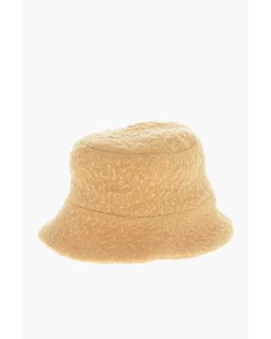 Holzweiler Wool Blend Couple Bucket Hat - Natural