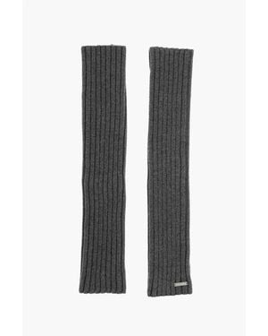 DSquared² Solid Colour Cotton Muffs - Black