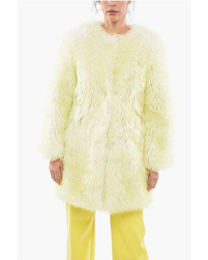 Becagli Since 1944 Mohair Jacket With Hidden Closure - Yellow