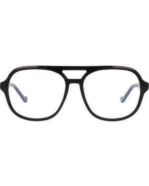 GD Collection Pilot Plastic Eyeglasses Online - Black