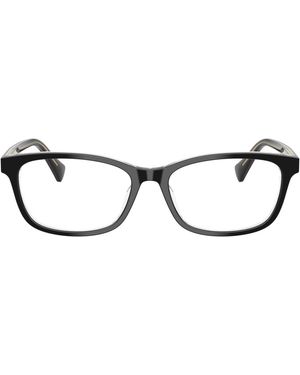 Ralph Transparent Rectangle Acetate Eyeglasses Online - Black