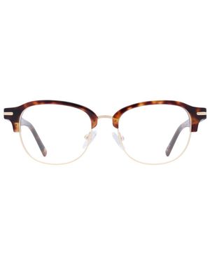 London Retro Square Metal Eyeglasses Online - Black