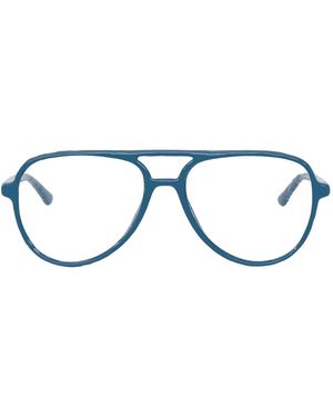 GD Collection Pilot Plastic Eyeglasses Online - Black