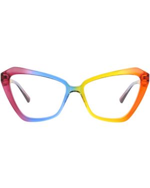 GD Collection Cat-Eye Plastic Eyeglasses Online - Black