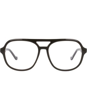 GD Collection Pilot Plastic Eyeglasses Online - Black
