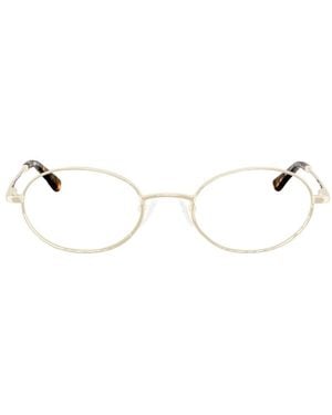 London Retro Oval Metal Eyeglasses Online - Black