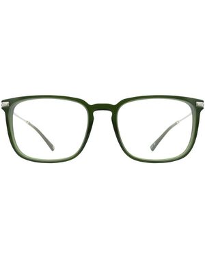 London Retro Square Acetate Eyeglasses Online - Black